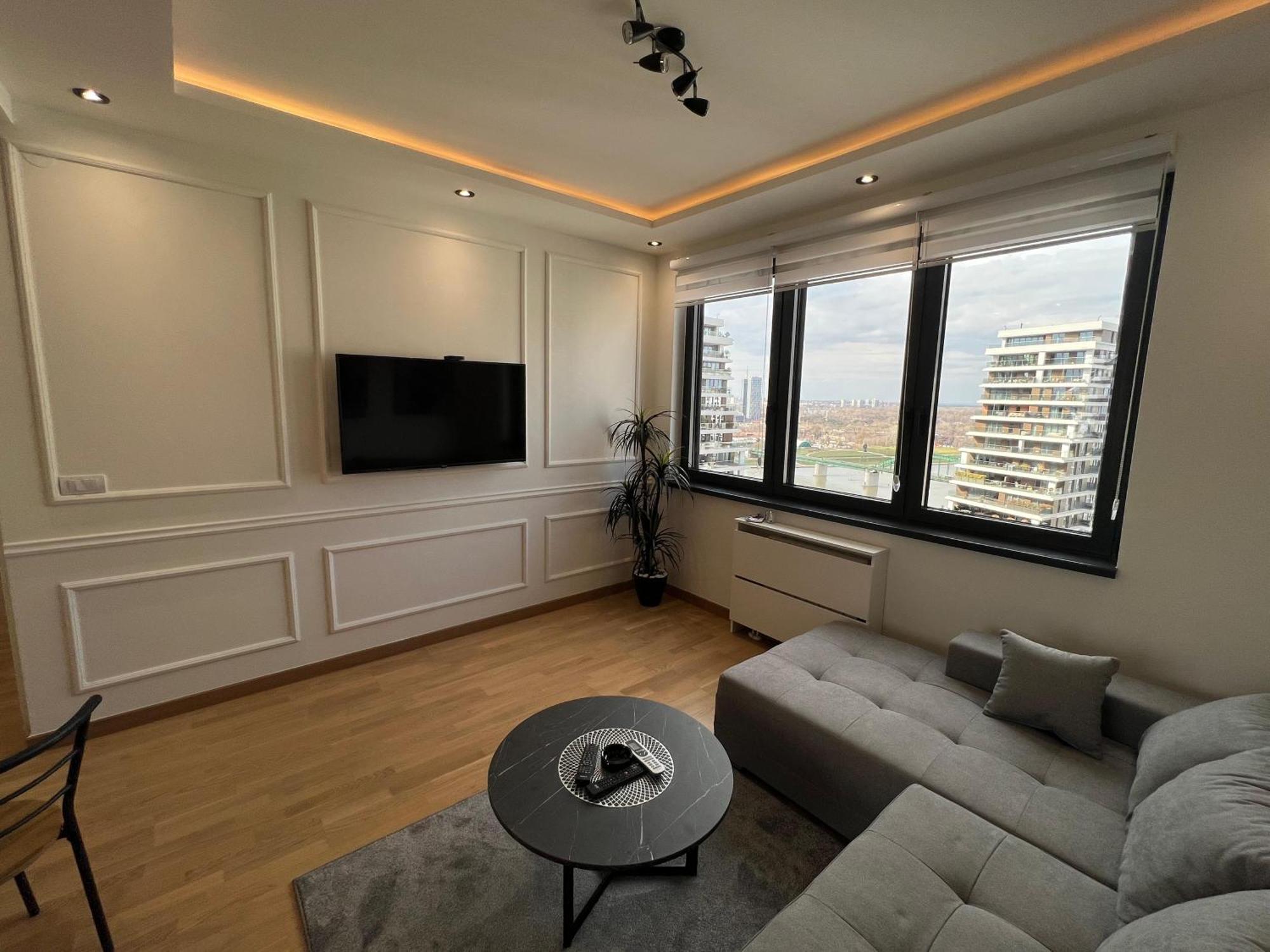 Modern Luxury In Belgrade Waterfront With Views 아파트 외부 사진